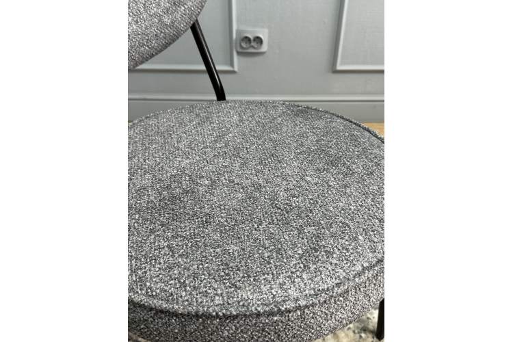 Комплект стульев 2шт KENNER 301SD черный/серый микробукле-16