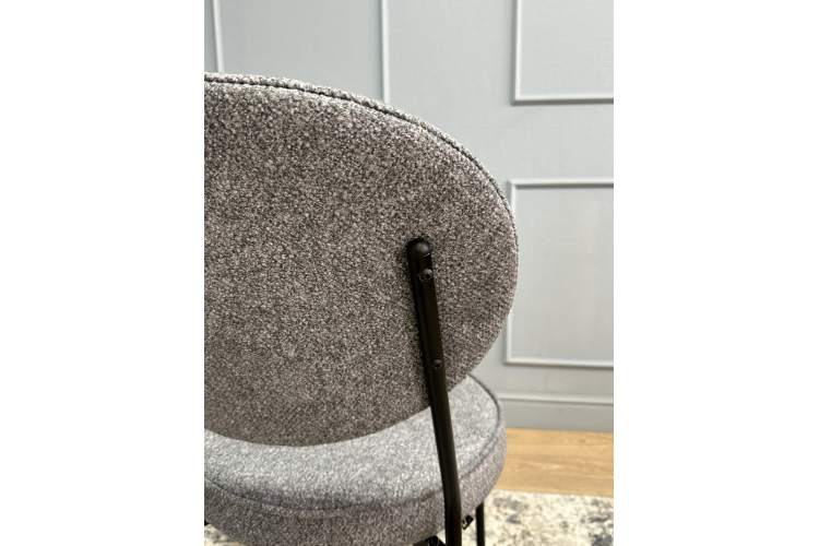 Комплект стульев 2шт KENNER 301SD черный/серый микробукле-18