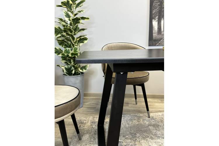 Стол KENNER AZ1400 черный/керамика черная-8