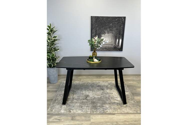 Стол KENNER AZ1400 черный/керамика черная-9