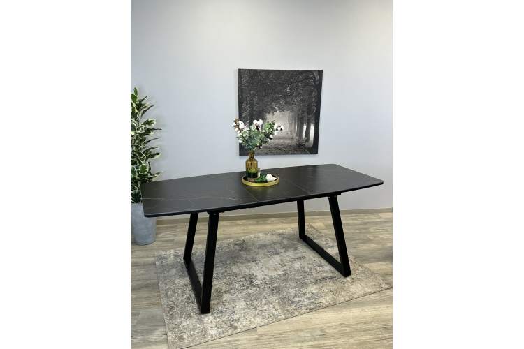 Стол KENNER AZ1400 черный/керамика черная-12