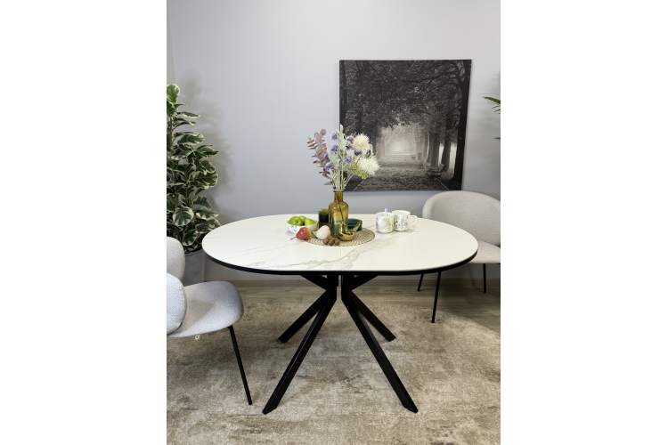 Стол KENNER DO1300 черный/керамика белая-10