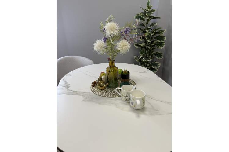 Стол KENNER DO1300 черный/керамика белая-21