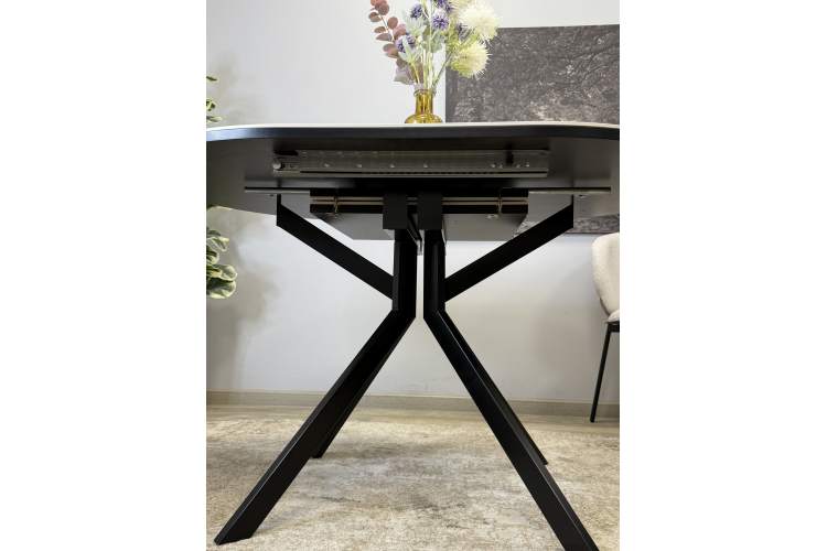 Стол KENNER DO1300 черный/керамика белая-6