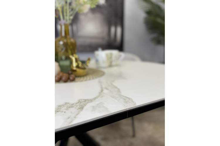 Стол KENNER DO1300 черный/керамика белая-11