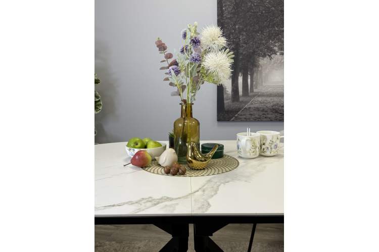 Стол KENNER DO1300 черный/керамика белая-13