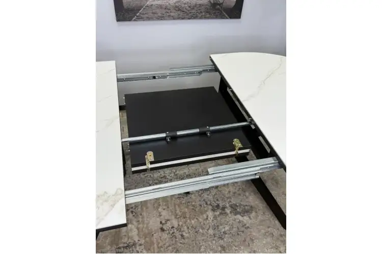 Стол KENNER DO1200 черный/керамика белая-8