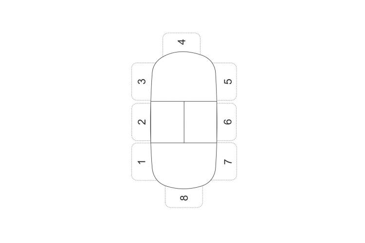 Стол KENNER B1300 белый/стекло белое сатин-2