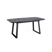 Стол KENNER AZ1400 черный/керамика черная