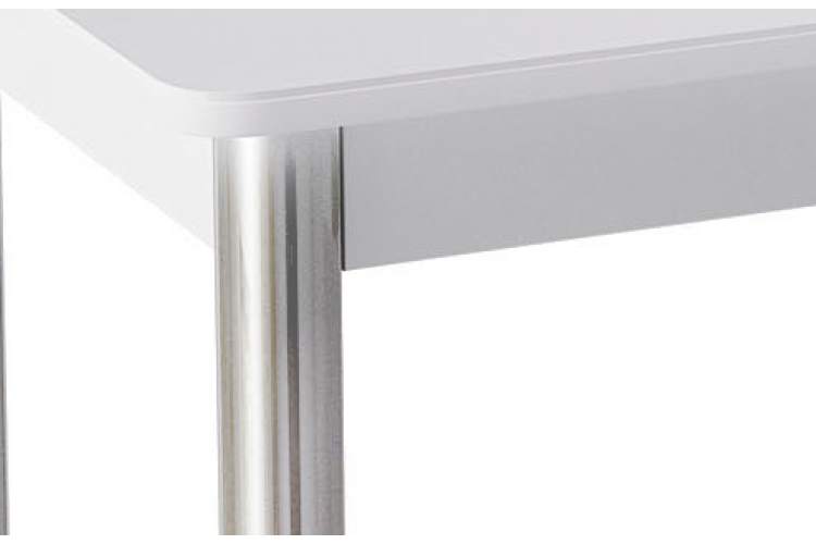 Стол KENNER 1100s белый/стекло белое сатин-3