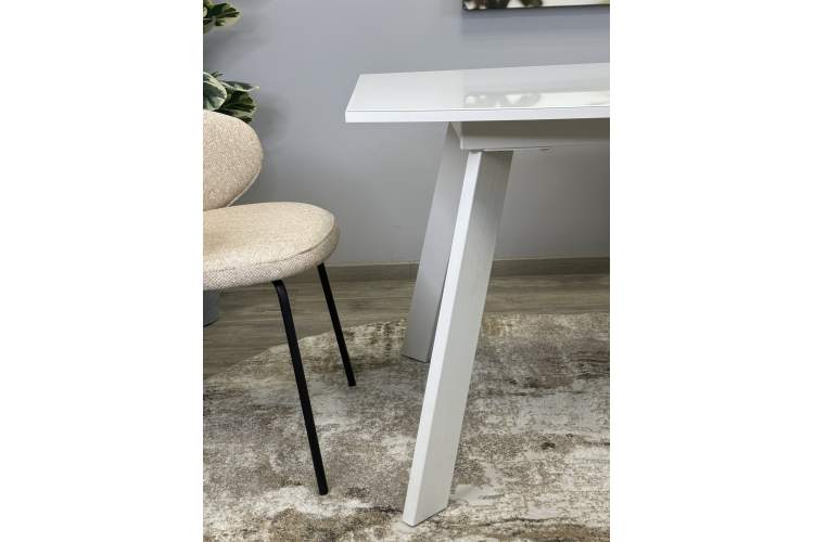 Стол KENNER SL1600 белый/стекло белое глянец-9