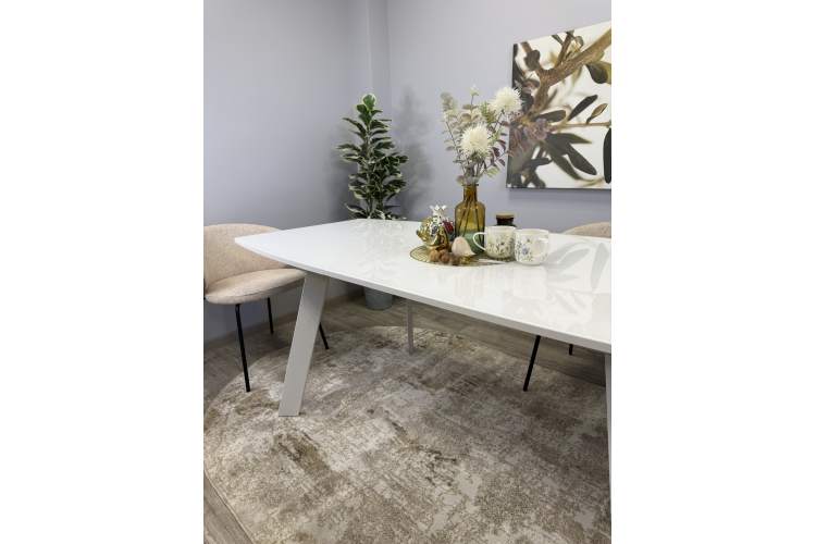 Стол KENNER SL1600 белый/стекло белое глянец-14