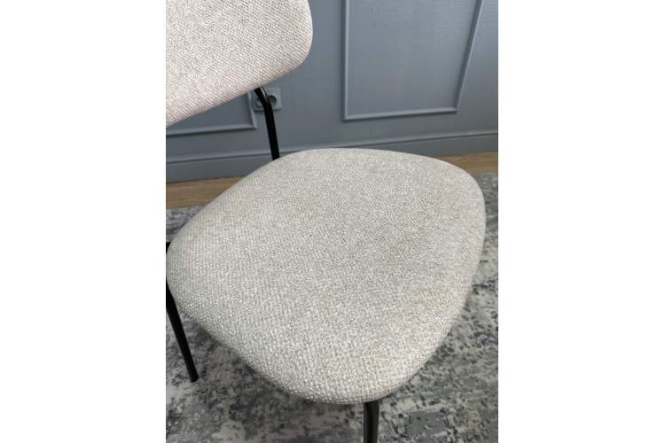 Комплект стульев 2шт KENNER 302SD черный/бежевый микробукле-4