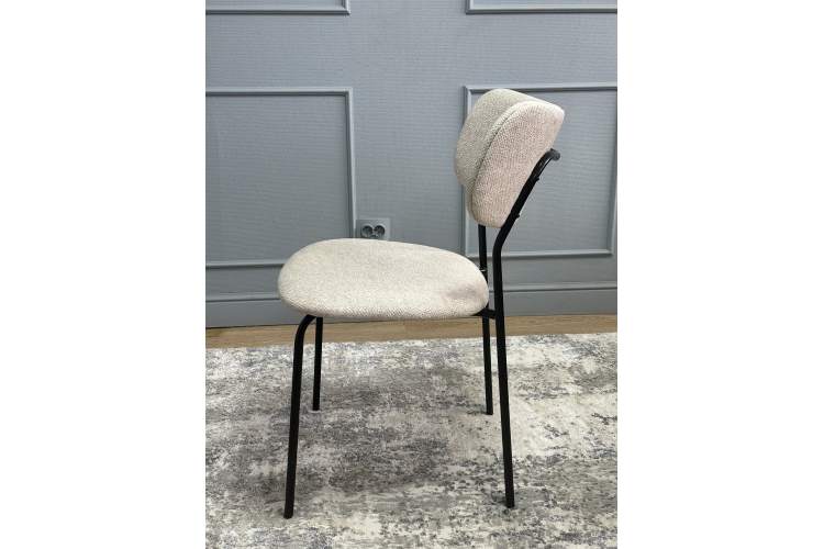 Комплект стульев 2шт KENNER 302SD черный/бежевый микробукле-11