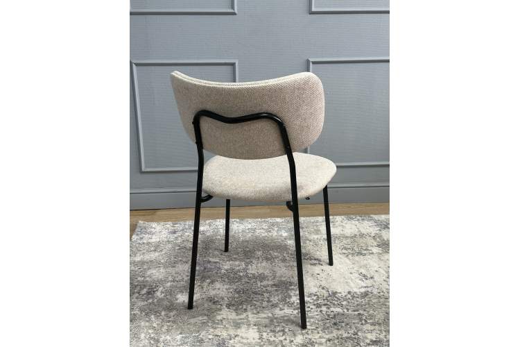 Комплект стульев 2шт KENNER 302SD черный/бежевый микробукле-18