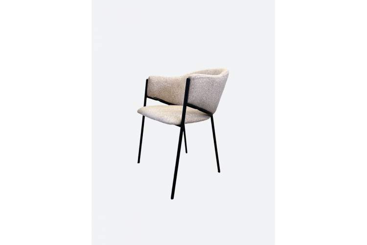 Комплект стульев 2шт KENNER 308SD черный/бежевый-1