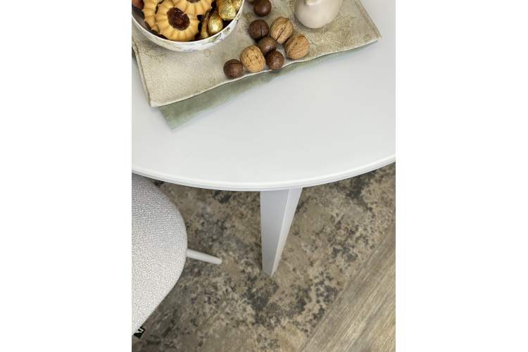 Стол KENNER 1000 М белый/стекло белое сатин-14