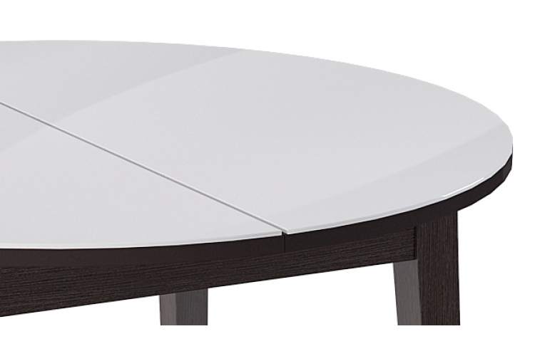 Стол KENNER 1000 С венге/стекло белое сатин-4