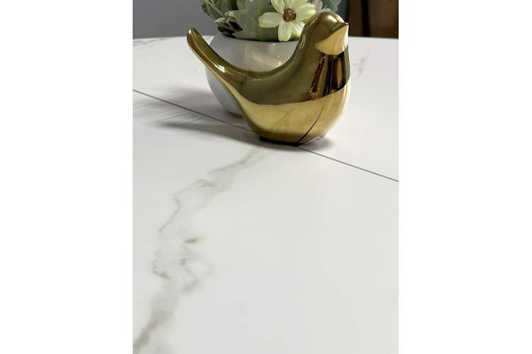 Стол KENNER DO1100 черный/керамика мрамор белый-16