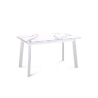 Стол KENNER AA1200 белый/керамика мрамор белый