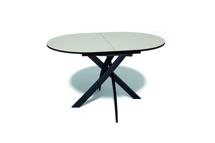 Стол KENNER B1300 венге/стекло крем сатин