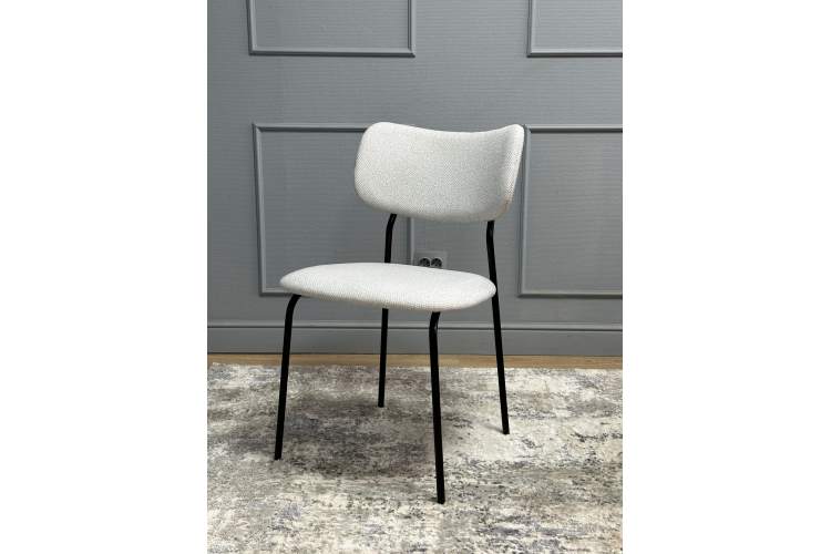 Комплект стульев 2шт KENNER 302SD черный/серебристый микробукле-8