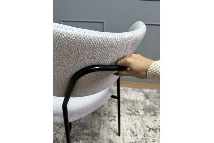 Комплект стульев 2шт KENNER 302SD черный/серебристый микробукле-17