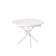 Стол KENNER R1100 белый/стекло белое глянец