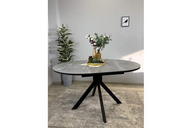 Стол KENNER AR1000 черный/керамика серая-7