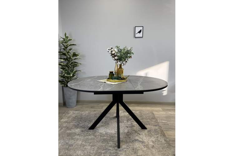 Стол KENNER AR1000 черный/керамика серая-16