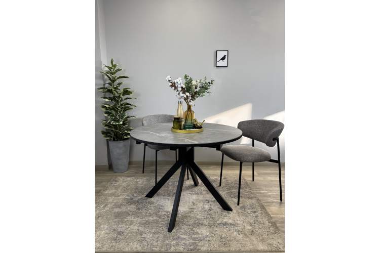 Стол KENNER AR1000 черный/керамика серая-1