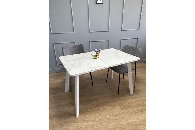 Стол KENNER AA1200 белый/керамика мрамор белый-4