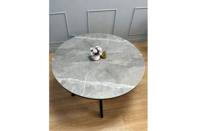 Стол KENNER AR1000 черный/керамика серая-8