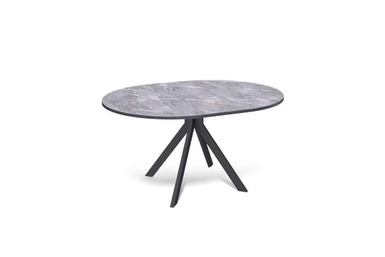 Стол KENNER AR1000 черный/керамика серая-4