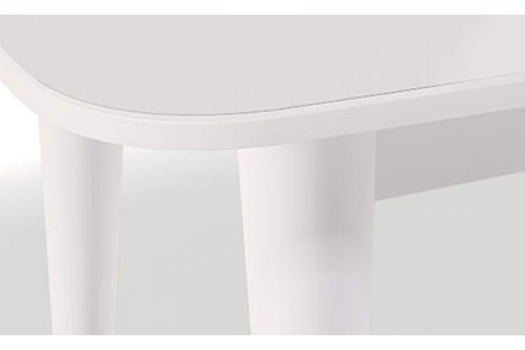 Стол KENNER K1250 белый/стекло белое сатин-3