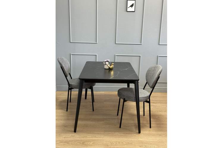 Стол KENNER KS1200 черный/керамика мрамор черный-5