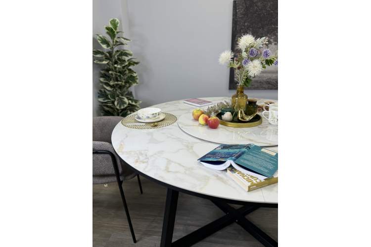 Стол Kenner SK1800, черный/керамика CARLA LARKIN-18