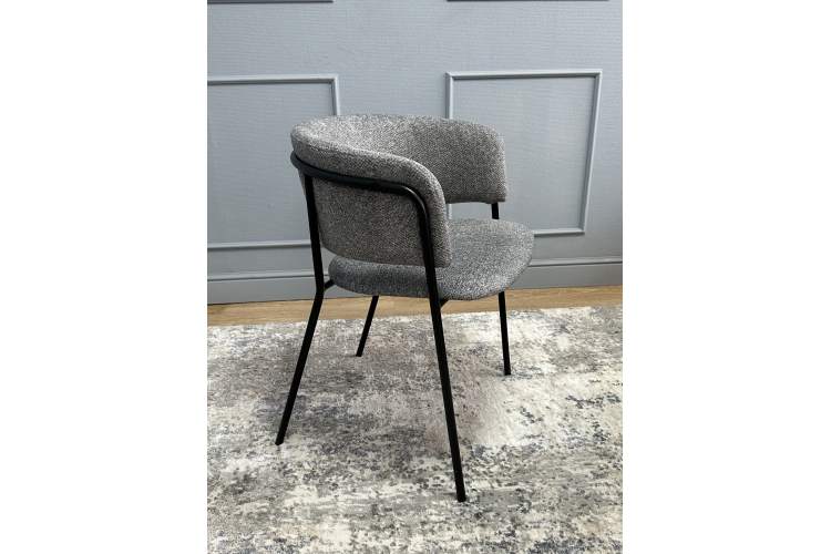 Комплект стульев 2шт KENNER 303SD черный/микробукле серый-2