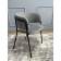 Комплект стульев 2шт KENNER 303SD черный/микробукле серый