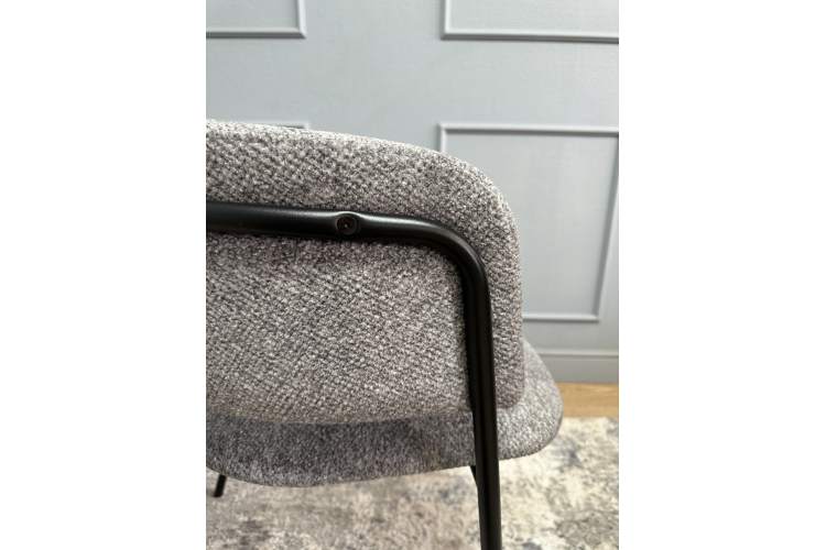 Комплект стульев 2шт KENNER 303SD черный/микробукле серый-6