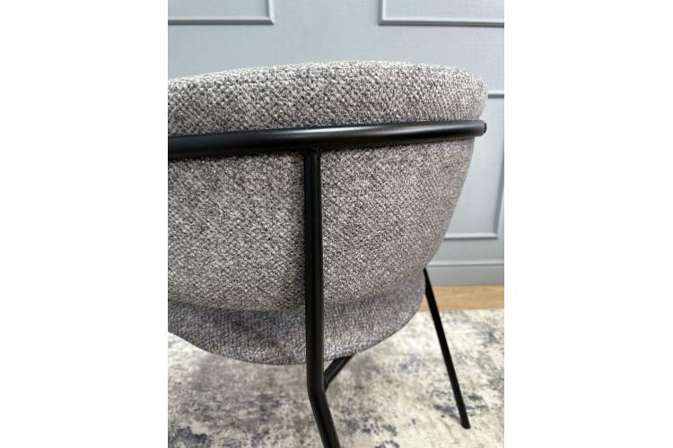 Комплект стульев 2шт KENNER 303SD черный/микробукле серый-9