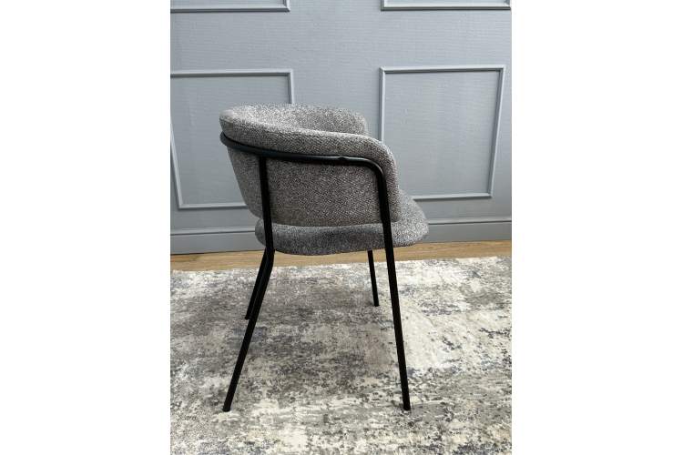 Комплект стульев 2шт KENNER 303SD черный/микробукле серый-10