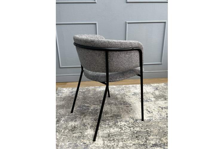 Комплект стульев 2шт KENNER 303SD черный/микробукле серый-11