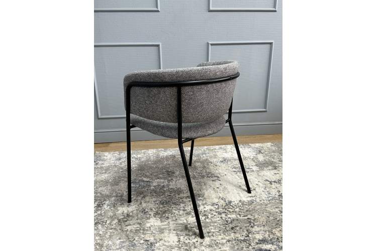 Комплект стульев 2шт KENNER 303SD черный/микробукле серый-13