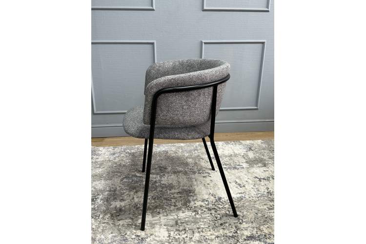 Комплект стульев 2шт KENNER 303SD черный/микробукле серый-14