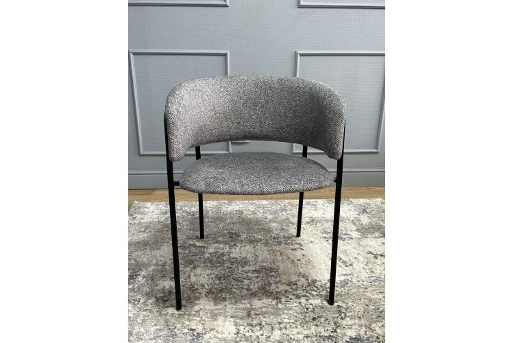 Комплект стульев 2шт KENNER 303SD черный/микробукле серый-16