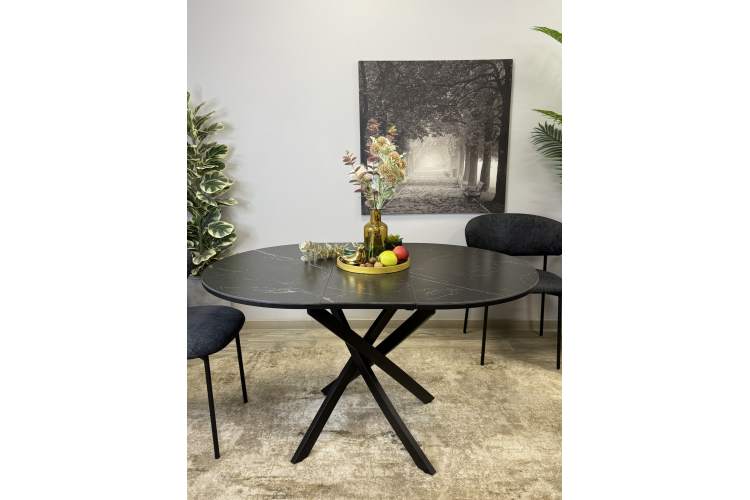 Стол KENNER R1000s черный/керамика черная-19