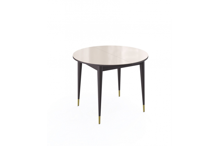 Стол KENNER K1000 венге/стекло крем сатин