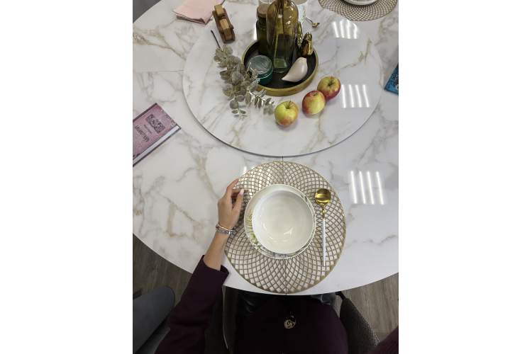 Стол Kenner SK1800, черный/керамика CARLA LARKIN-22