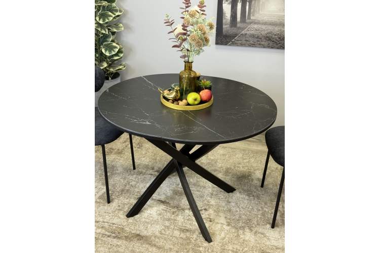 Стол KENNER R1000s черный/керамика черная-1